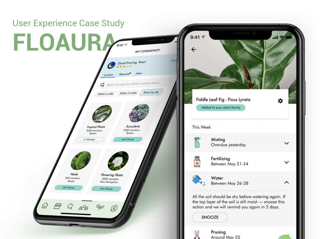 User Experience Case Study - Floaura